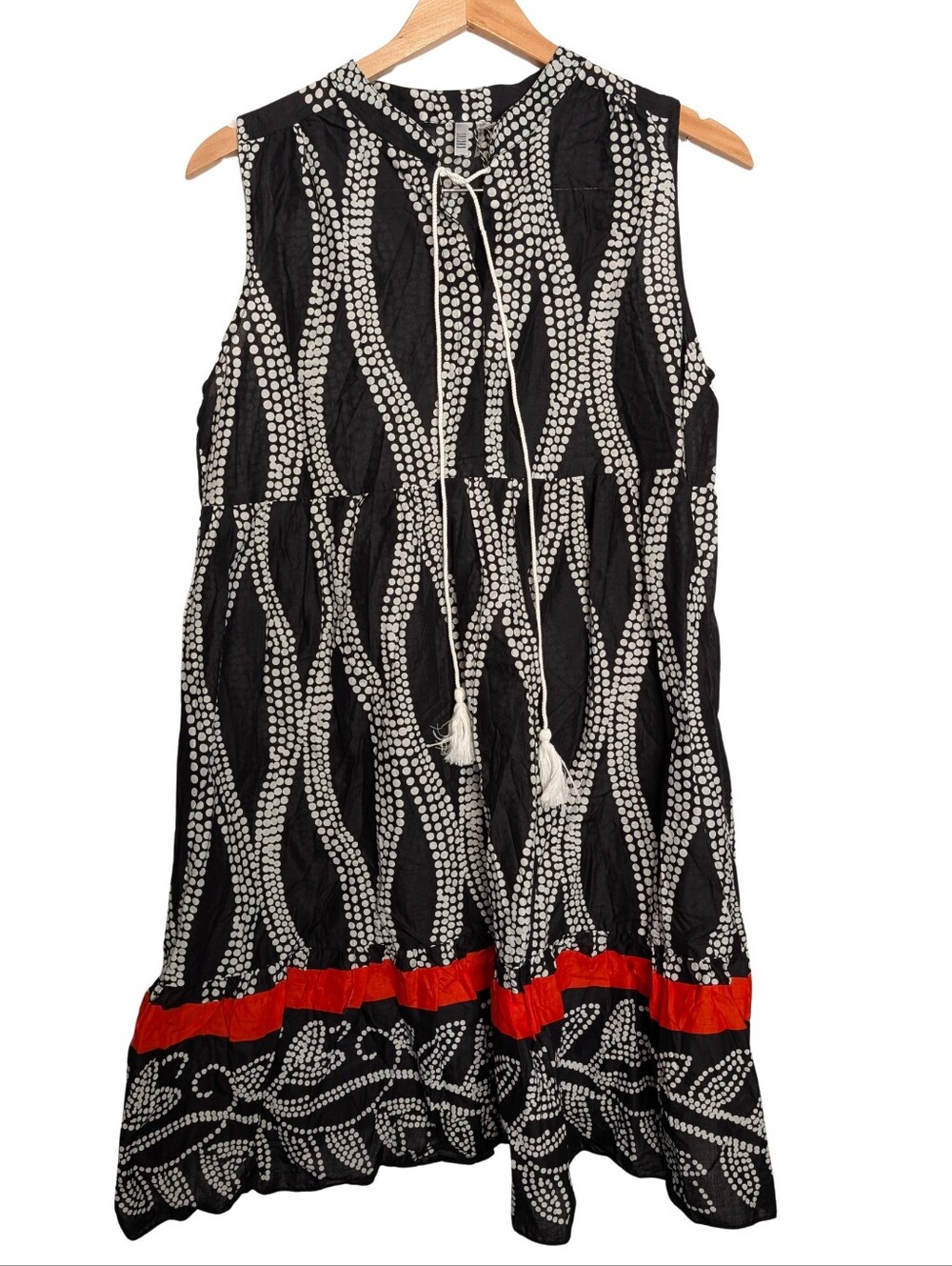 Kaktus 100% Cotton Semi Sheer Boho Festival Dress